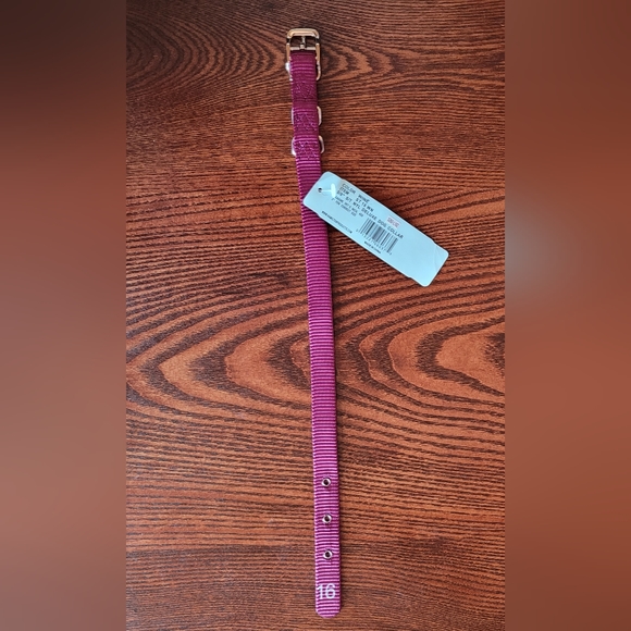 2 /$15  NEW  Hamilton Dog Collar Metal Buckle 16" Wine Burgundy - Picture 9 of 9